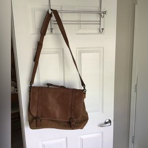 Genuine Leather Shoulder Carry Satchel 100% Leather